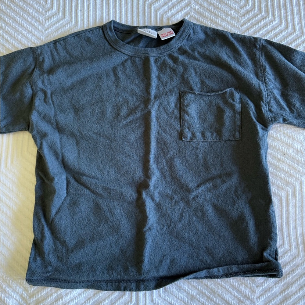 Zara Charcoal Tee